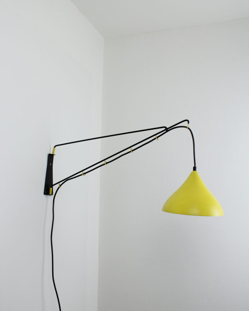 Yellow Wall Lamp by Cosack | Storm Vintage